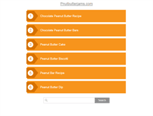 Tablet Screenshot of pnutbutterjams.com
